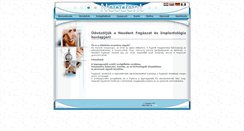 Desktop Screenshot of neodent.hu